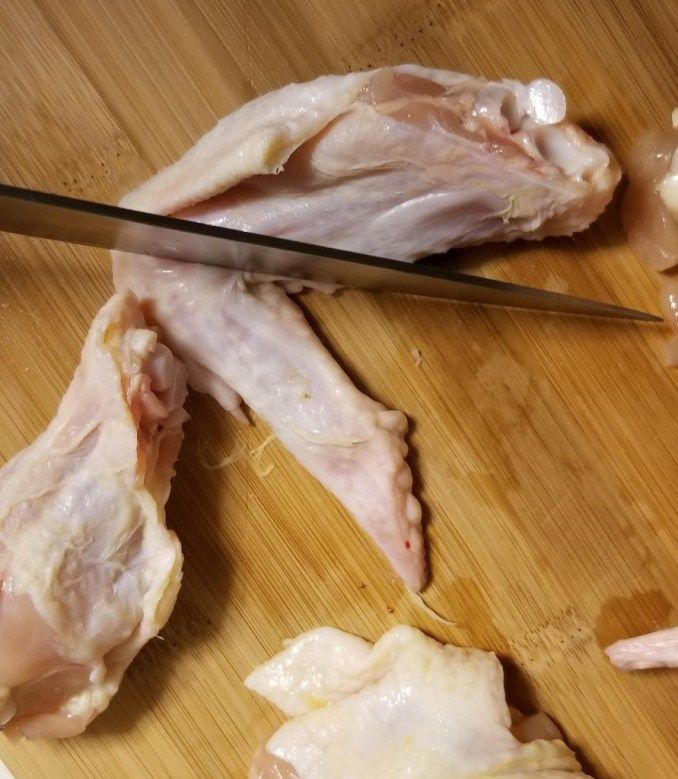 cutting the wing tip