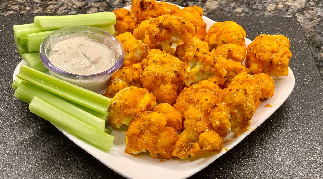 Crispy Cauliflower Buffalo wings