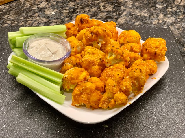 Crispy Cauliflower Buffalo wings