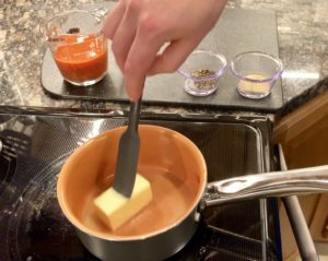 Mild Buffalo Sauce melting butter