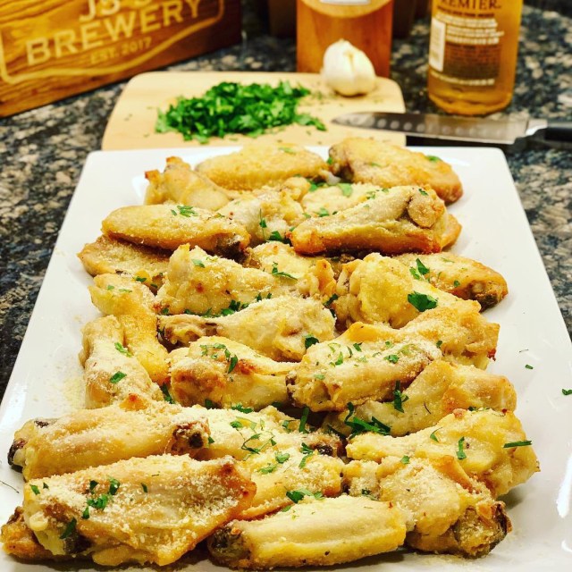 Garlic Parmesan Chicken wings