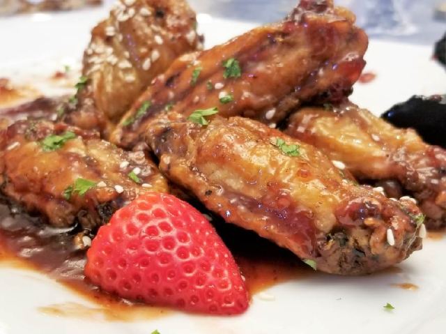 Strawberry Wings Close Up